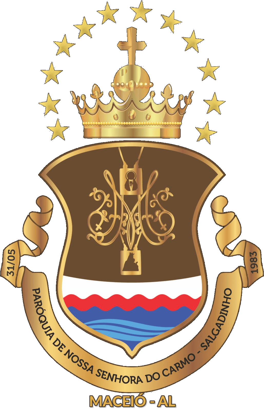 Brasão da Paróquia Nossa Senhora do Carmo